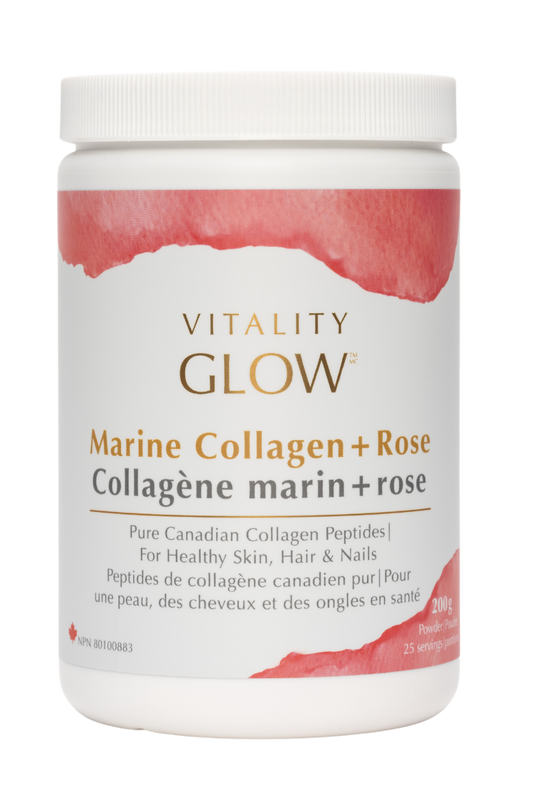Vitality GLOW Marine Collagen + Rose 200g
