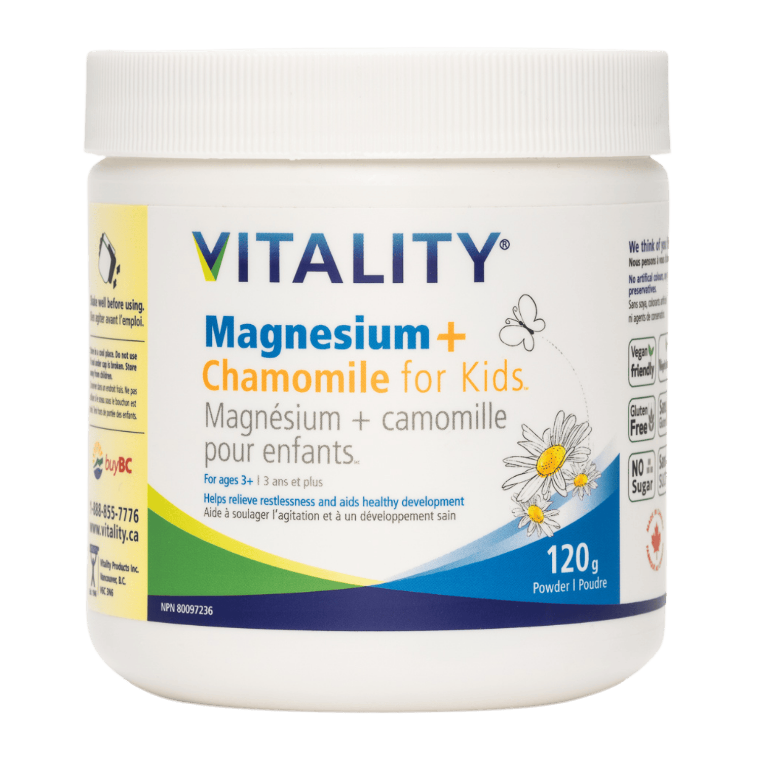 Vitality Magnesium + Chamomile For Kids