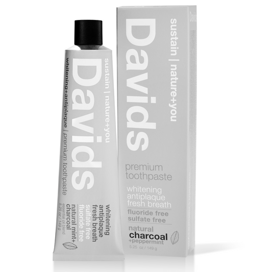 Davids Charcoal Peppermint Toothpaste 149g