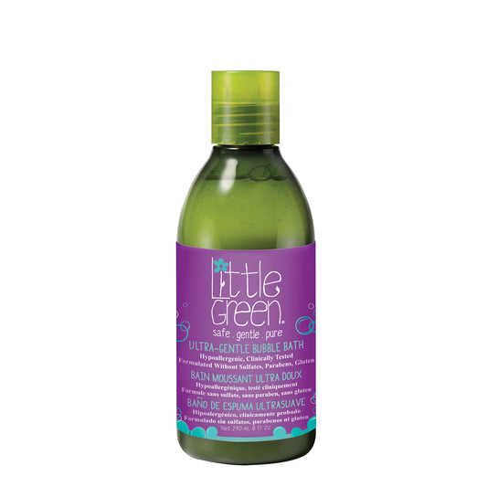 Little Green Kids Ultra Gentle Bubble Bath, Fragrance-Free and Plant-Based, 240ml