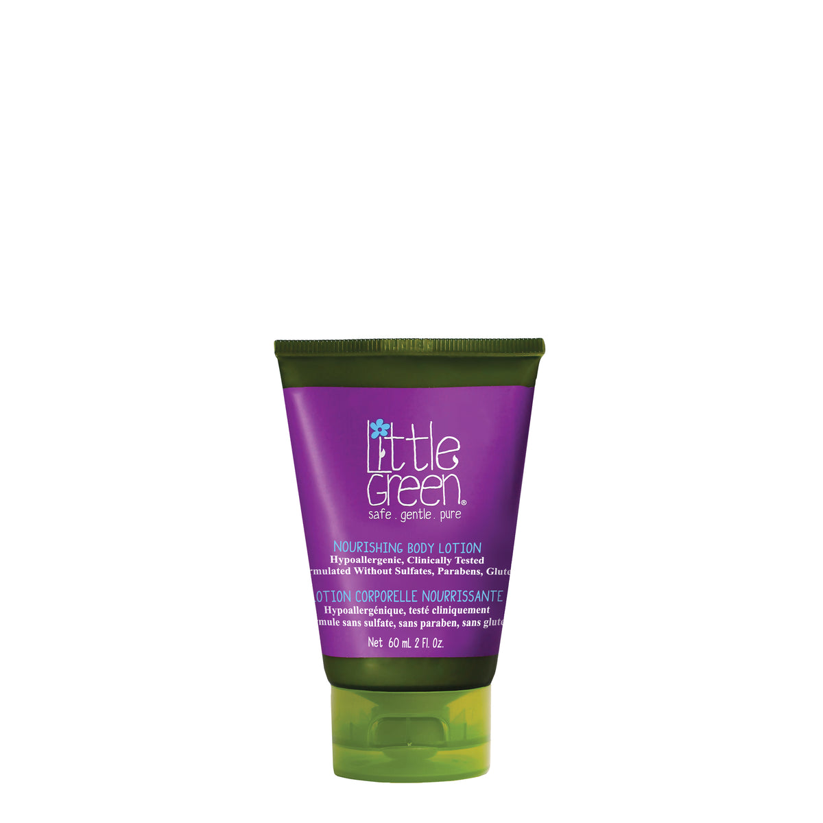 Little Green Kids Nourishing Body Lotion with Shea Butter, Aloe and Avocado Oil, 180ml or 60ml - 60ml Travel