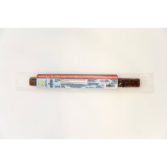Wyoming Gourmet Beef Premium Angus Beef Sticks, Case of 24 x 28g - Jalapeno