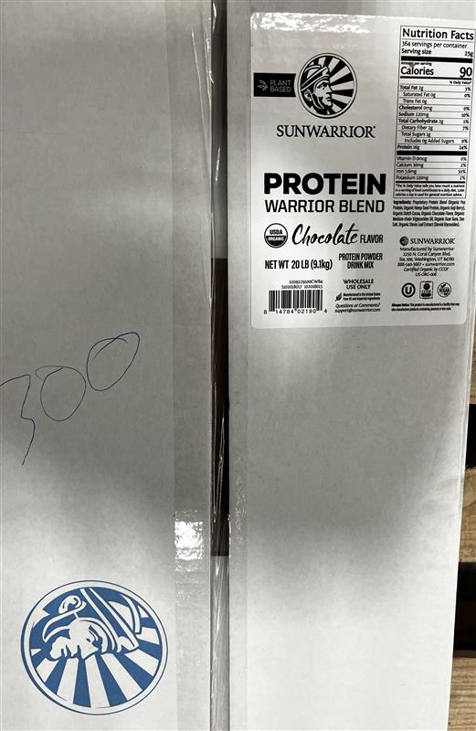 Chocolate 9.1kg Bulk | Sunwarrior Warrior Organic Chocolate Bulk