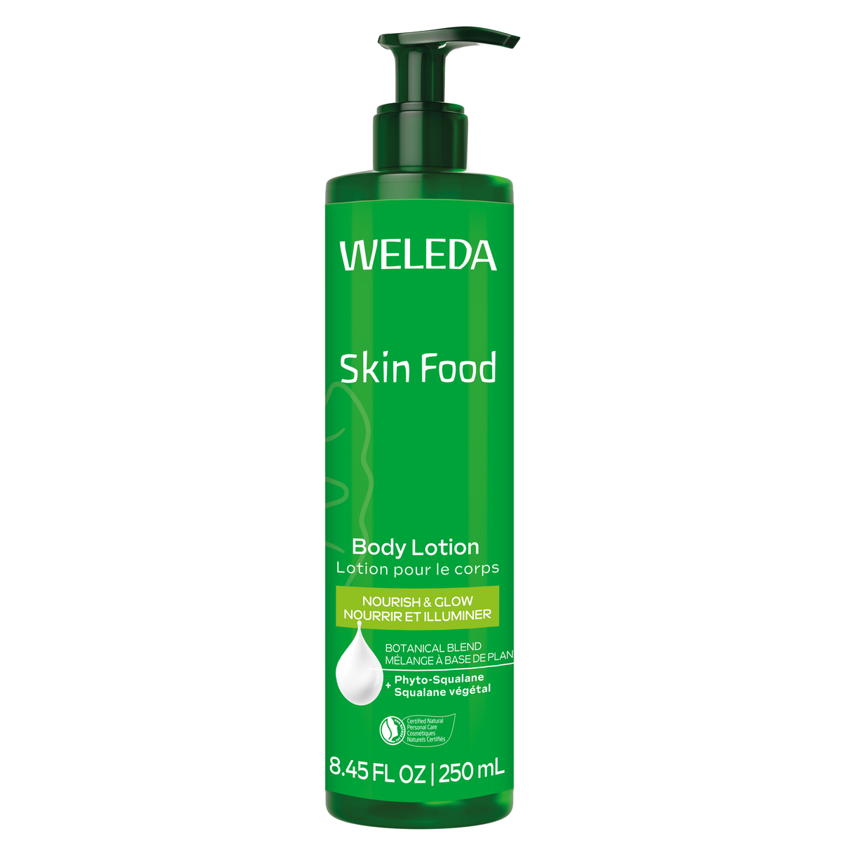 Weleda Skin Food Body Lotion with Plant-Derived Squalane, Lightweight Daily Moisture for Dry Skin, 250ml