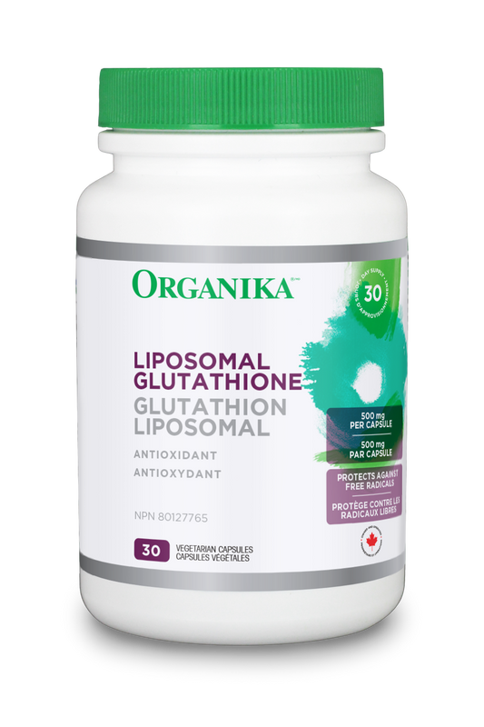 30 Vegetable Capsules | Organika Liposomal Glutathione 30 Vegetable Capsules