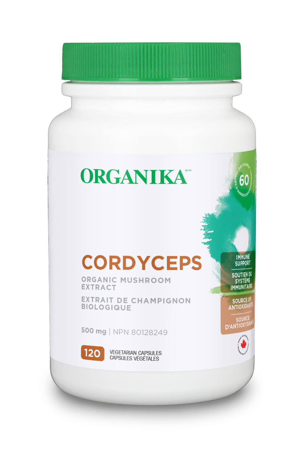120 Vegetable Capsules | Organika Cordyceps Organic Mushroom 120 Vegetable Capsules