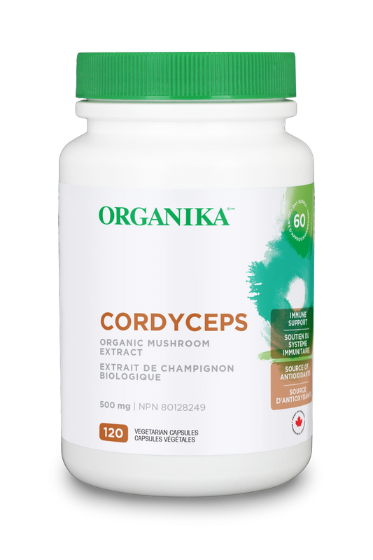 120 Vegetable Capsules | Organika Cordyceps Organic Mushroom 120 Vegetable Capsules