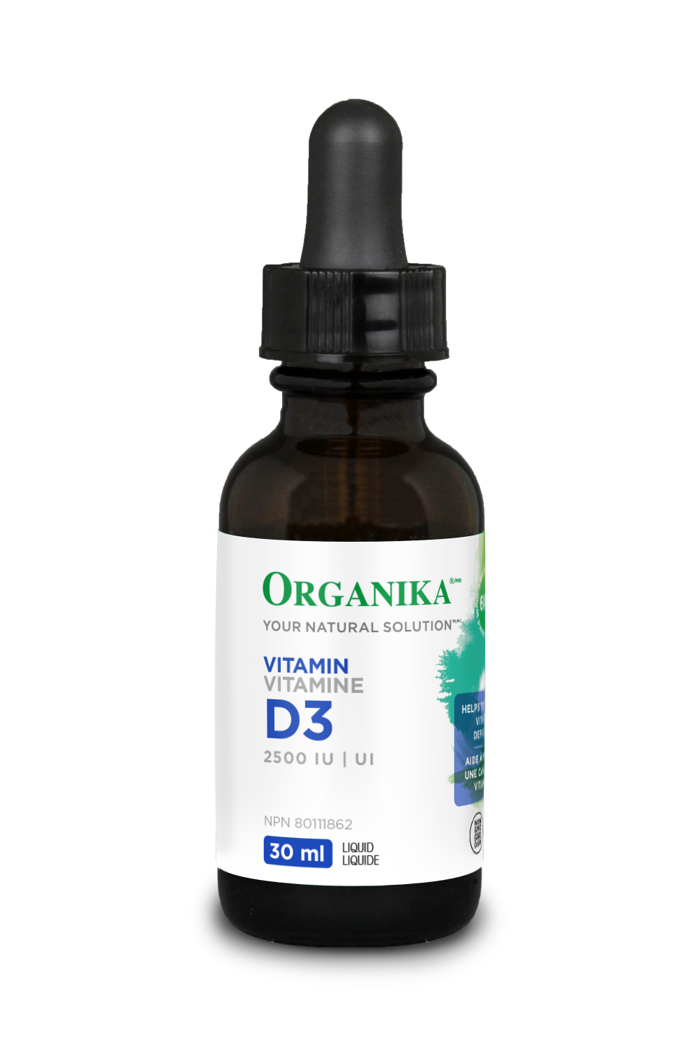 30ml | Organika Vitamin D3 2500 IU Liquid 30ml