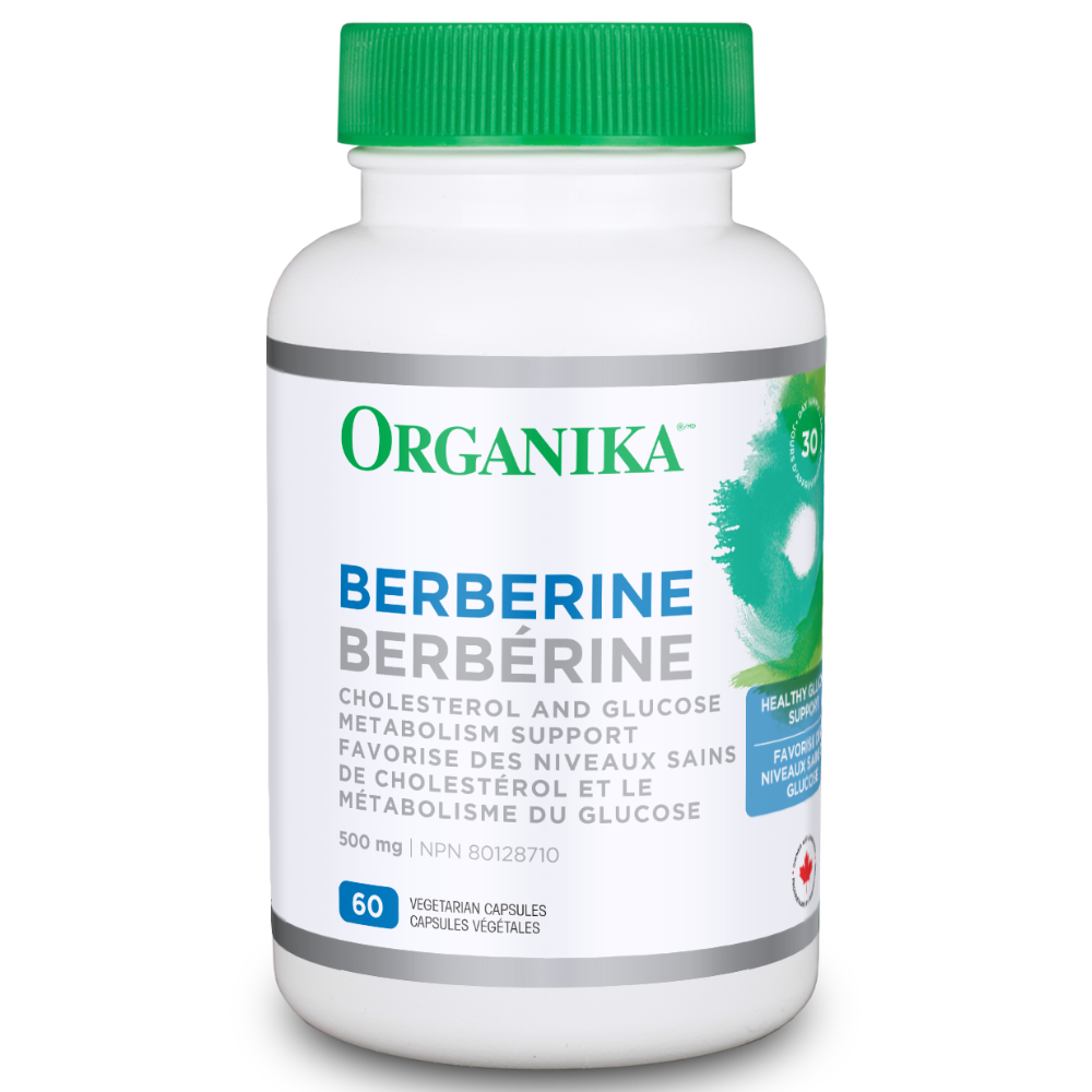 60 Vegetable Capsules | Organika Berberine 60 Vegetable Capsules