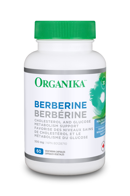 60 Vegetable Capsules | Organika Berberine 60 Vegetable Capsules