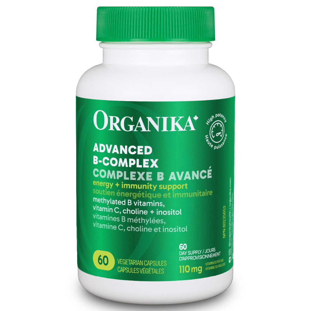 60 Vegetable Capsules | Organika Advanced B-Complex 60 Vegetable Capsules