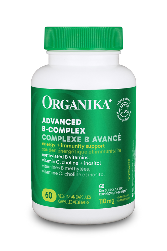 60 Vegetable Capsules | Organika Advanced B-Complex 60 Vegetable Capsules