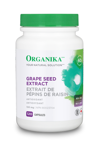 Organika Grape Seed Extract (High Potency 95% OPC), 100mg