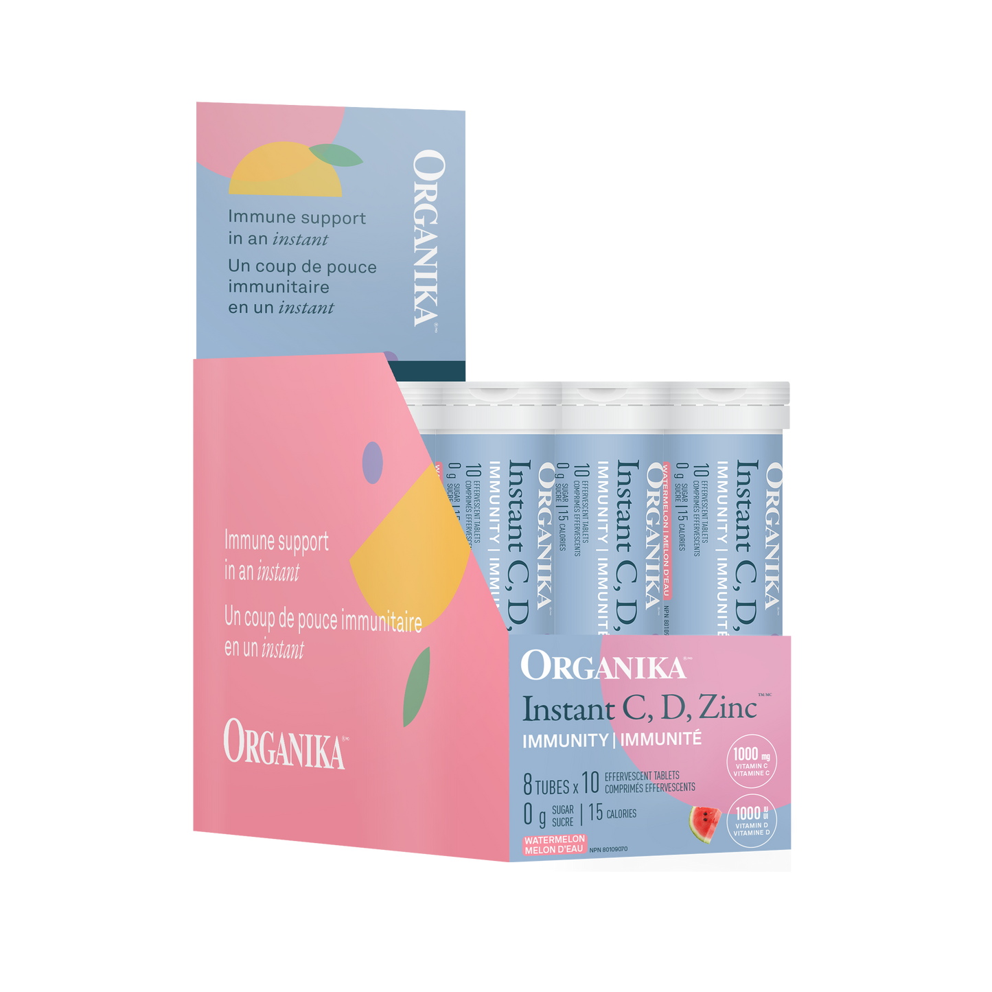 Watermelon | Organika Instant C, D and Zinc Immunity Watermelon