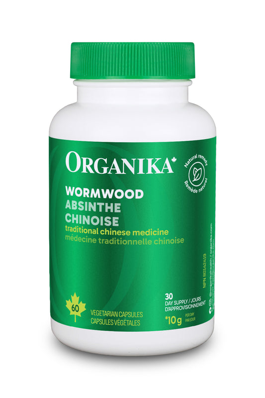 30 Vegetable Capsules | Organika Wormwood 30 Vegetable Capsules