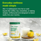 252g Lemon | Organika Enhanced Collagen Protein 252g tub // lemon flavour