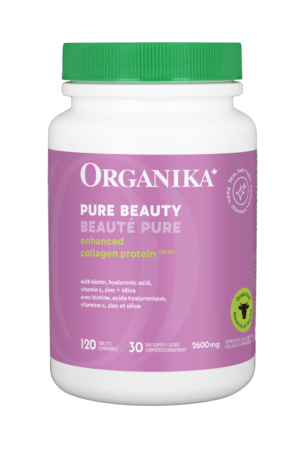 120 Tablets | Organika Pure Beauty Collagen Protein 120 Tablets