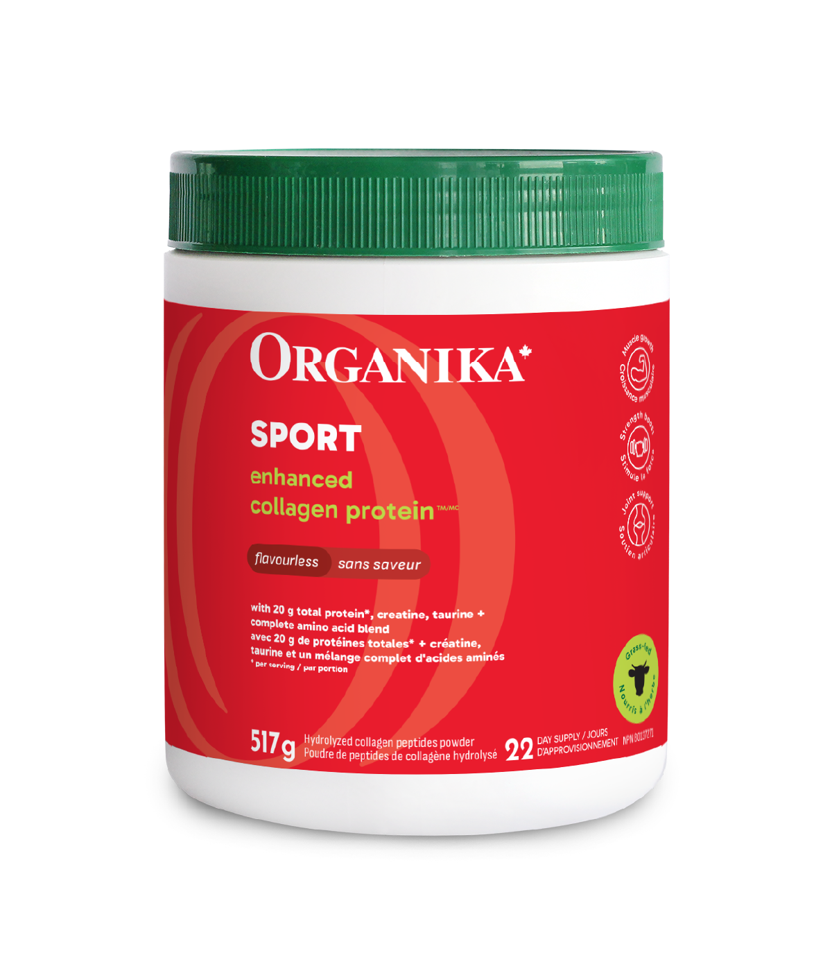 Unflavoured | Organika Sport Collagen Protein Unflavoured