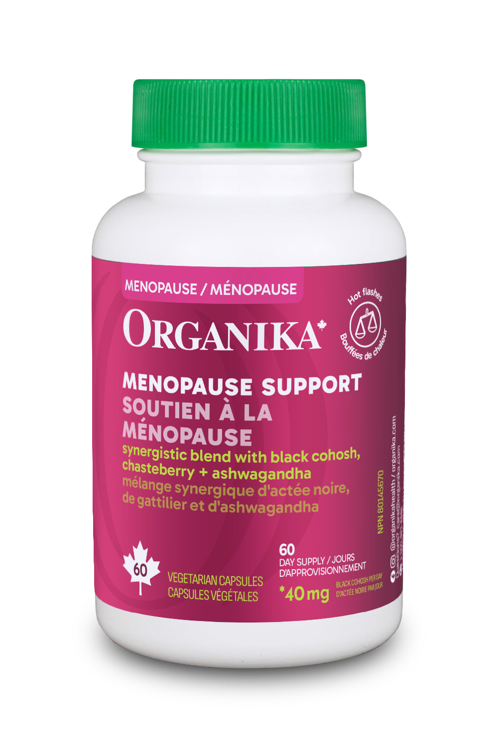 60vcap | Organika Women's Menopause Relief 60vcap