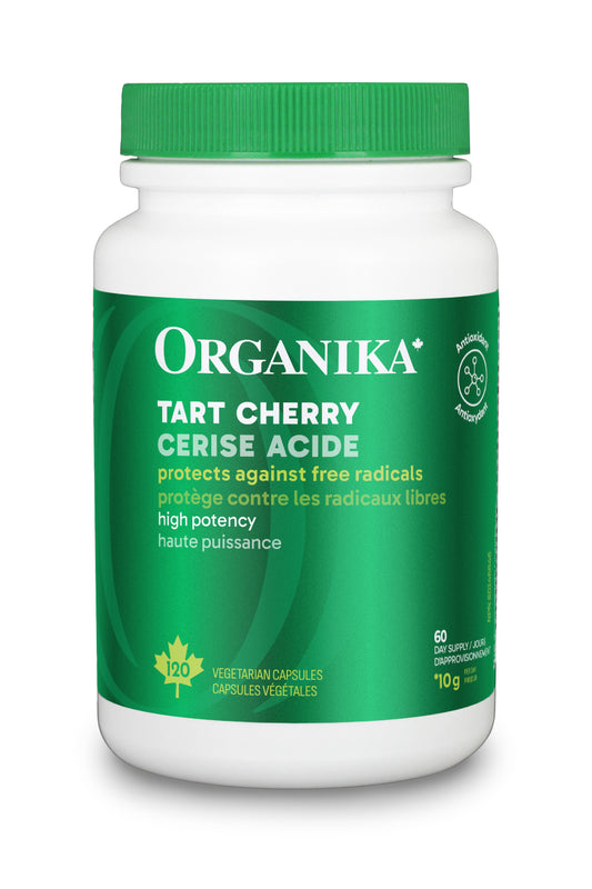 120 Vegetable Capsules | Organika Tart Cherry 120 Vegetable Capsules