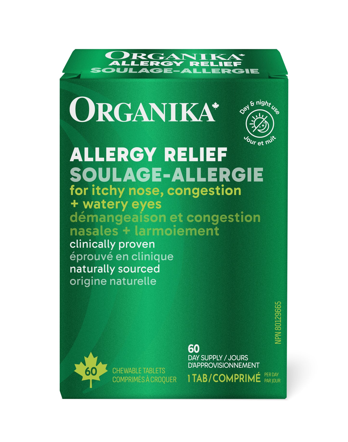 60 Tablets | Organika Allergy Relief 60 Tablets