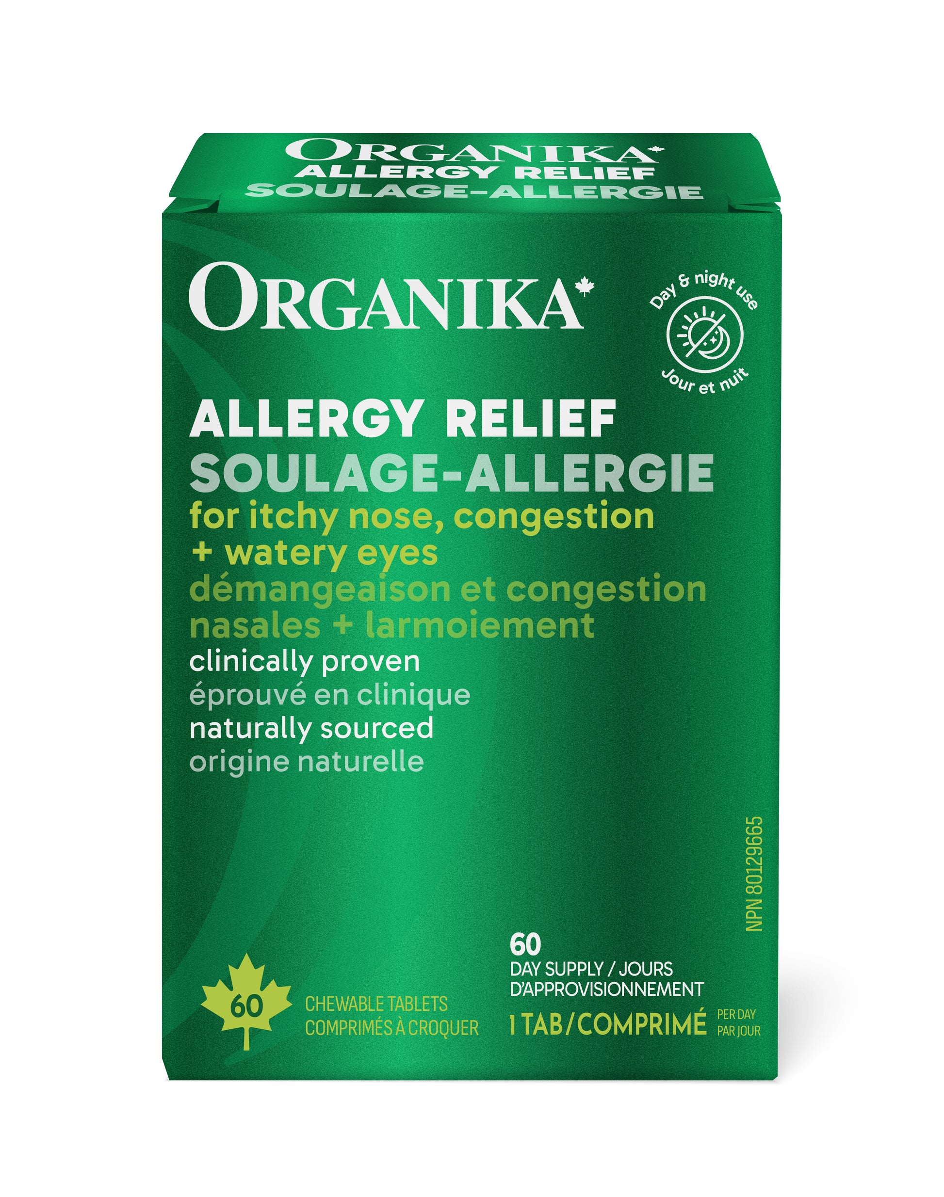 60 Tablets | Organika Allergy Relief 60 Tablets