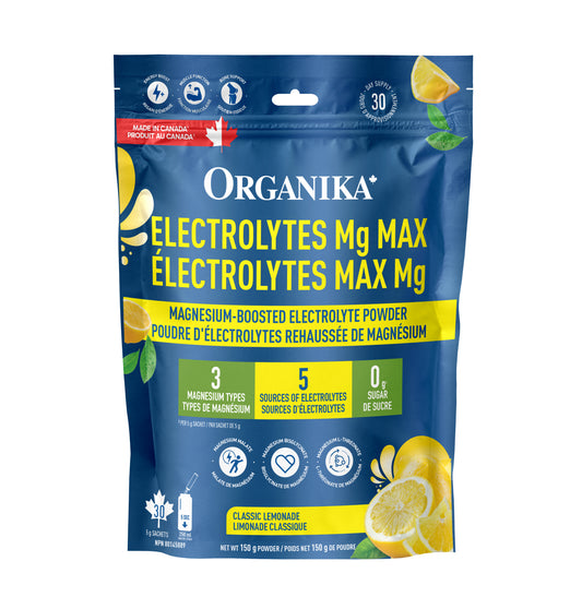 30 x 5g Sticks | Organika Electrolytes Mg Max 30 x 5g Sticks
