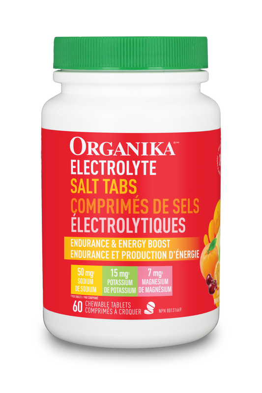 60 Chewables | Organika Electrolyte Salt Tabs 60 Chewables