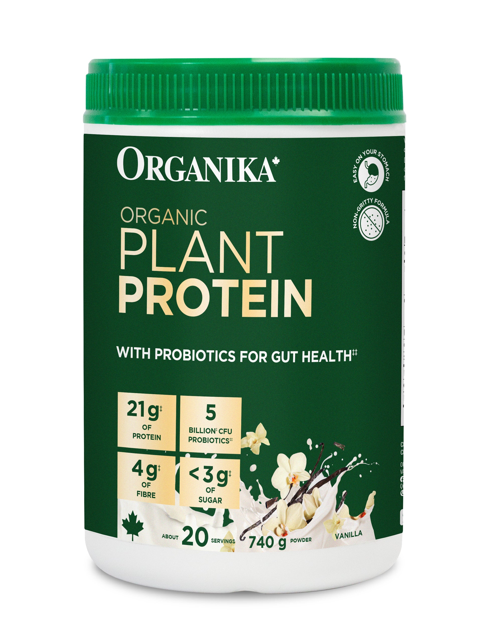 Vanilla | Organika Organic Plant Protein Vanilla