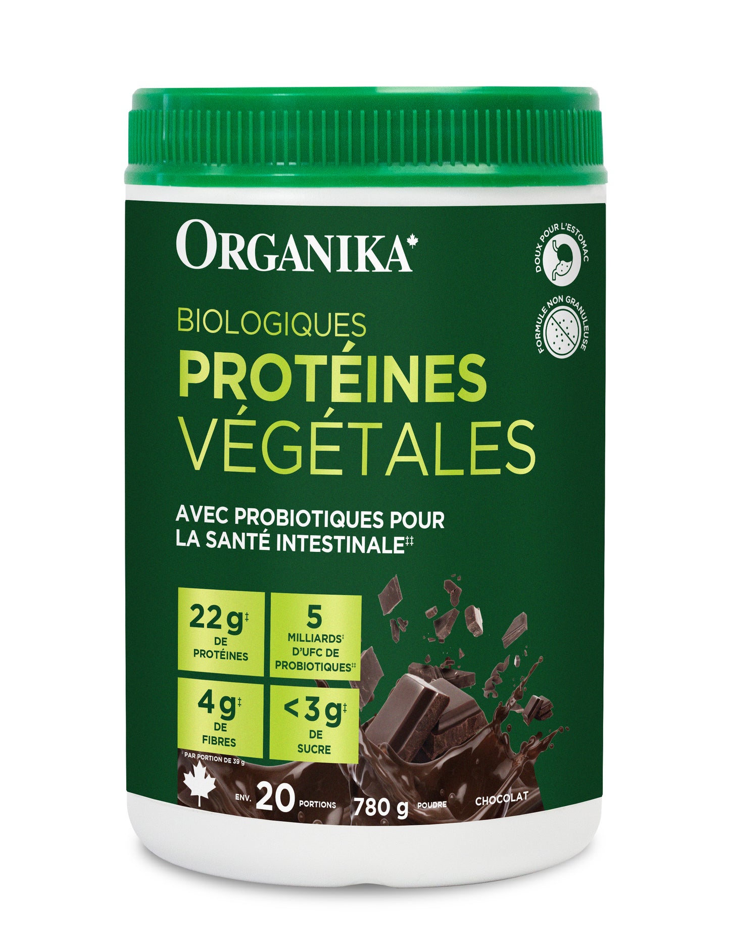 Chocolate | Organika Organic Plant Protein Chocolate