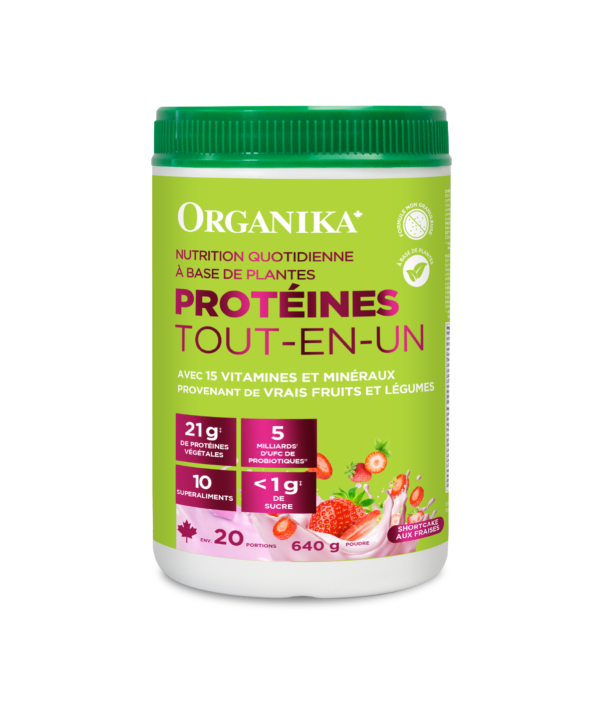 Strawberry | Organika Plant Based Protein Strawberry
