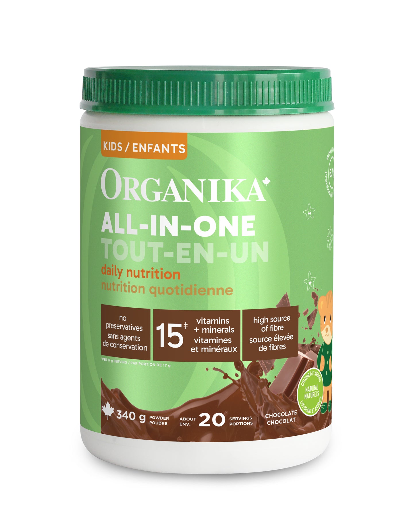 Chocolate | Organika Kids Protein All-In-One Chocolate