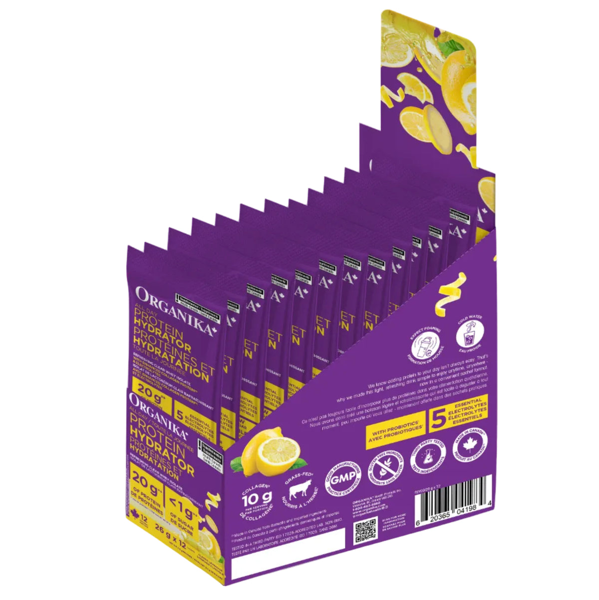 Classic Lemonade | Organika All Day Protein Hydrator Classic Lemonade