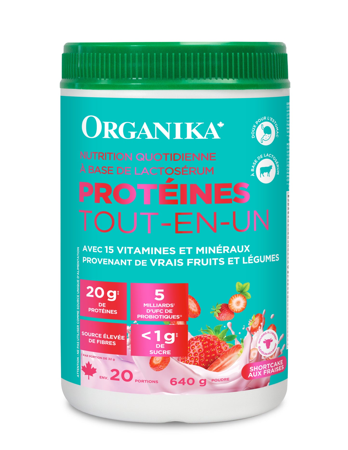 Strawberry | Organika Protein All-In-One Strawberry