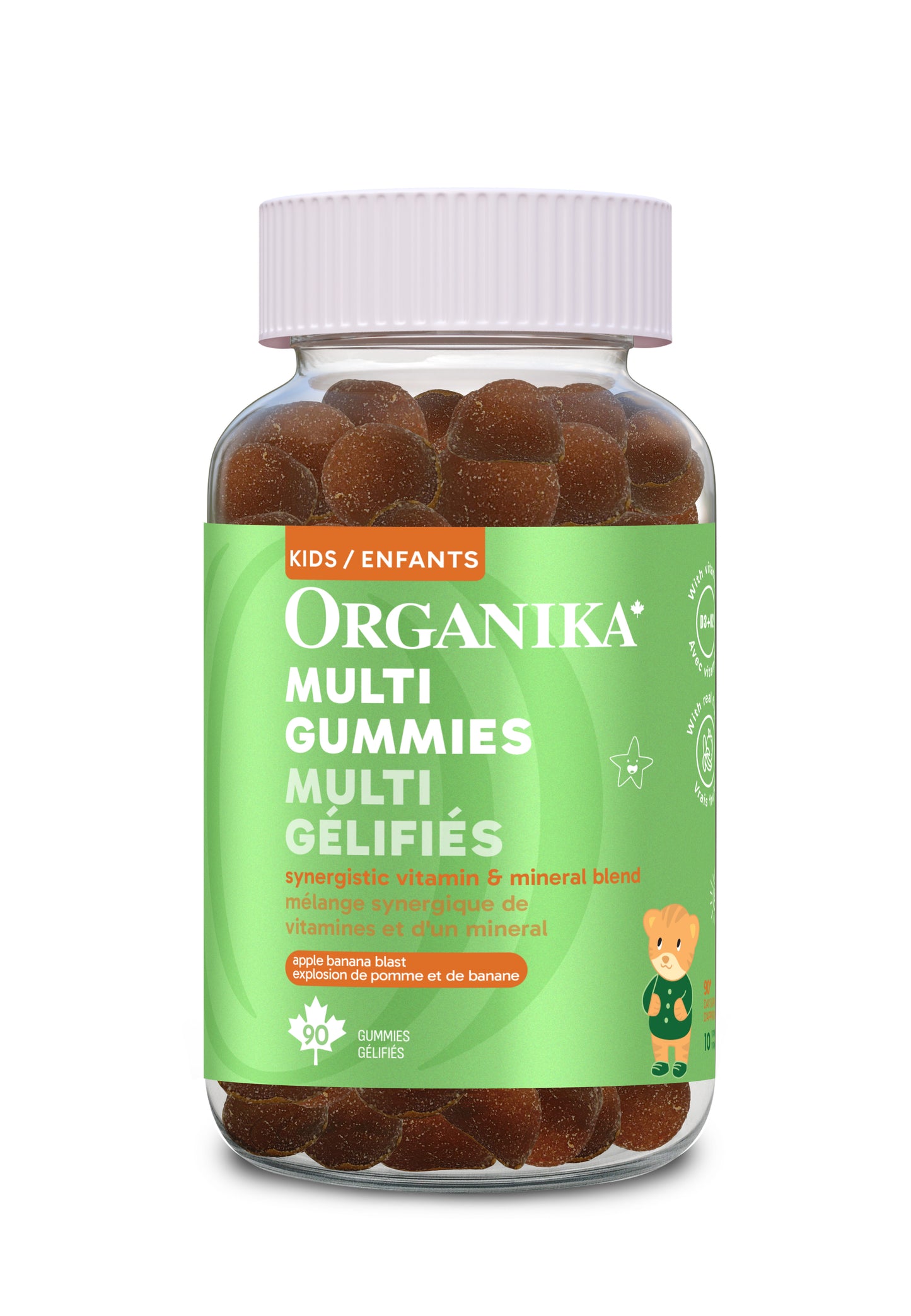 90 Gummies | Organika Kids Multivitamin Gummies 90 Gummies
