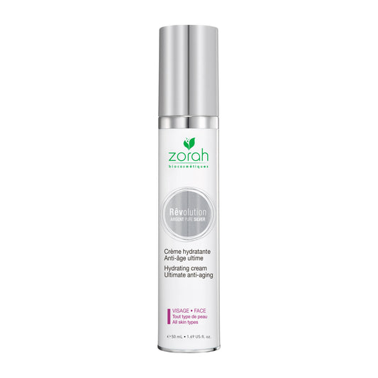 Zorah Rêvolution Ultimate Anti-Aging Cream with Pure Silver, Argan and Rosehip Oils, for Mature and Sensitive Skin, 50ml
