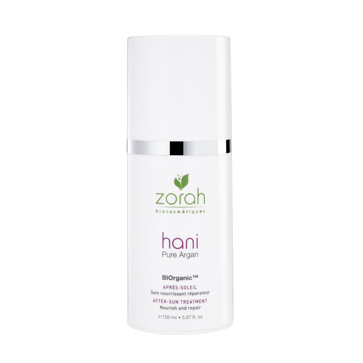 Zorah Hani After-Sun Care with Organic Argan, Chia and Avocado Oils, Soothing Gel for Face and Body, 150ml