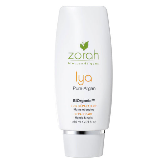 Zorah Lya Repair Cream for Hands and Nails with Cupuaçu Butter, Argan and Baobab Oils, for Very Dry, Chapped Hands, 80ml