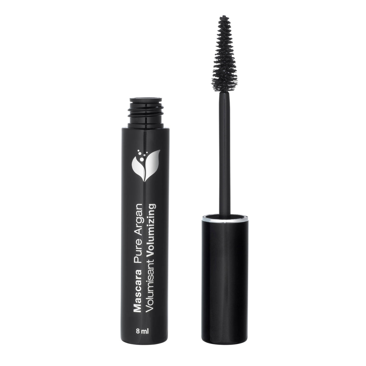 Zorah Mascara with Organic Argan Oil and Mineral Pigments, Intense Black, Volumizing, Lifting or Lengthening, 8ml - Volumizing