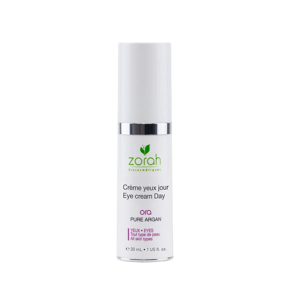 Zorah Ora Day Eye Contour Cream with Peptides, Argan Oil and Cocoa Butter, for Dark Circles, Puffiness and Fine Lines, 30ml