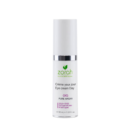 Zorah Ora Day Eye Contour Cream with Peptides, Argan Oil and Cocoa Butter, for Dark Circles, Puffiness and Fine Lines, 30ml