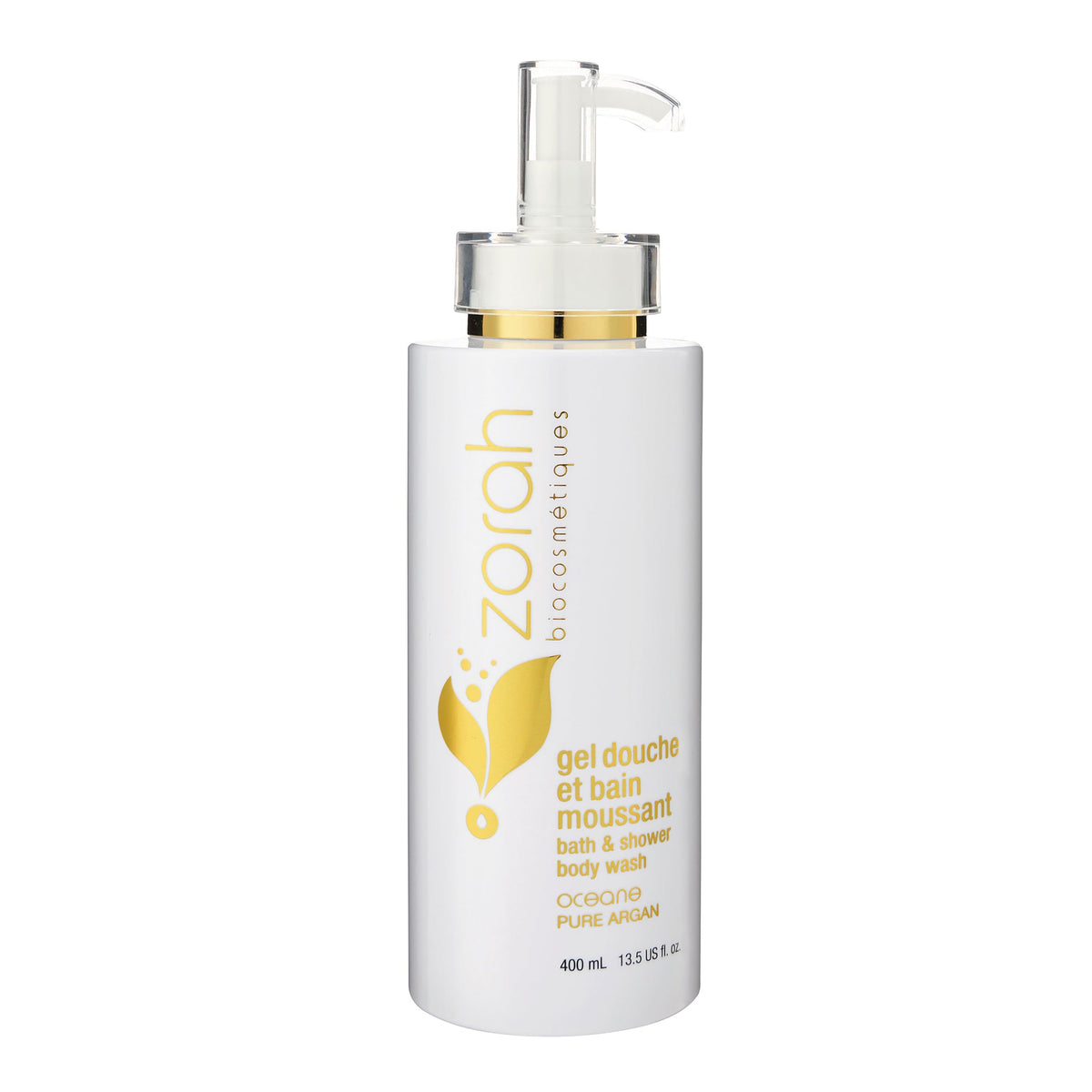Zorah Océane Bath and Shower Body Wash with Argan Oil, Orange and Lavender Scent, Rich Lather Bubble Bath and Shower Gel, 400ml