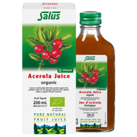 Salus Acerola Juice, Pure Pressed Organic Juice with No Alcohol or Preservatives, 200ml