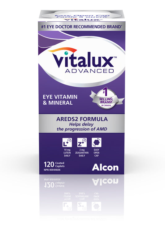Vitalux Advanced AREDS2 Formula 120 Caplets