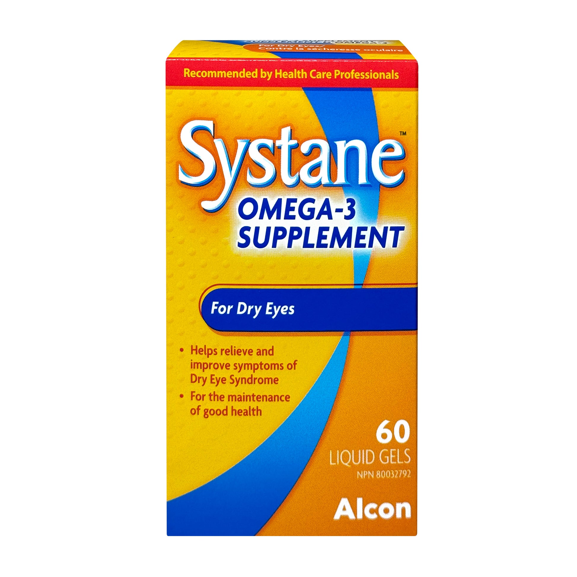 60 Liquid Gels | Systane Omega-3 Supplement 60 Liquid Gels
