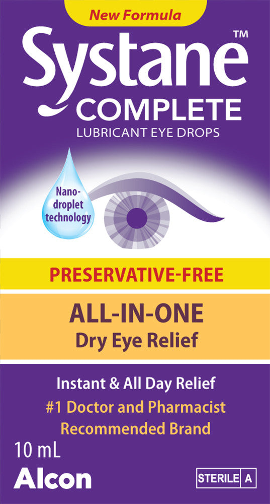 10ml | Systane Complete Lubricant Eye Drops 10ml