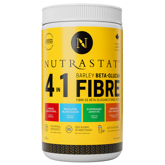 185g | NutraStat 4 in 1 Barley Beta-Glucan Fibre 185g container