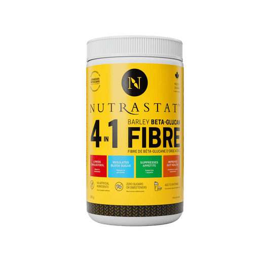 185g | NutraStat 4 in 1 Barley Beta-Glucan Fibre 185g container