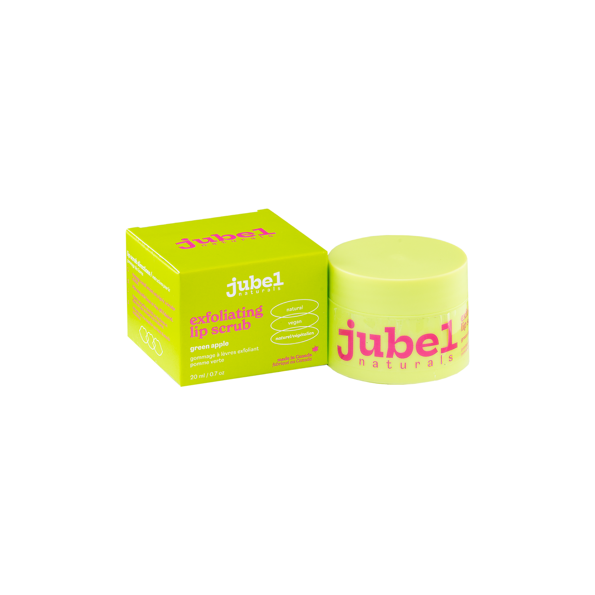 Jubel Naturals Lip Scrub Green Apple