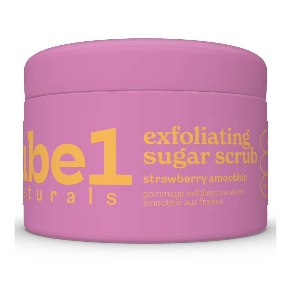 Jubel Naturals Exfoliating Sugar Scrub Strawberry Smoothie